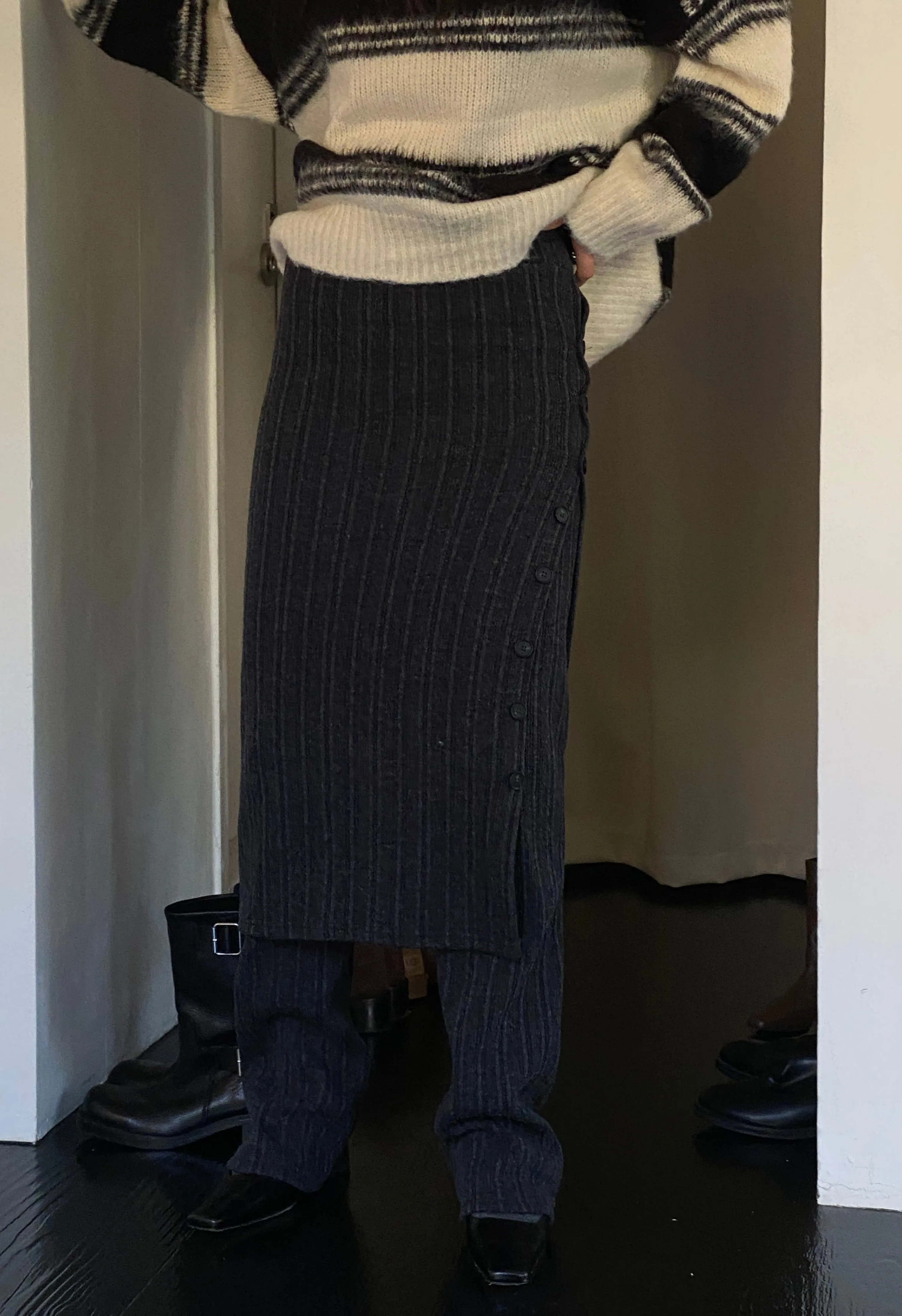 Knit Skirt Pants