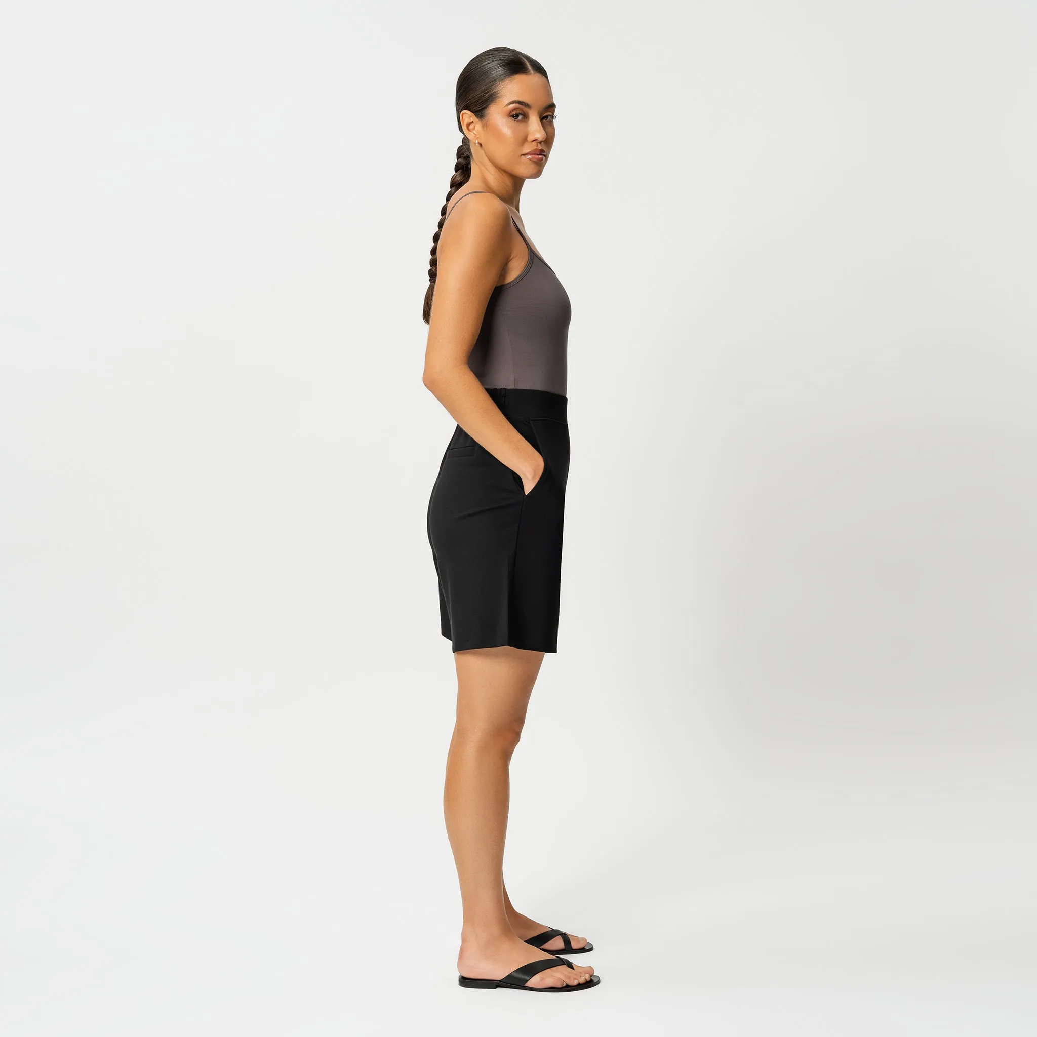Light Ponte Shorts