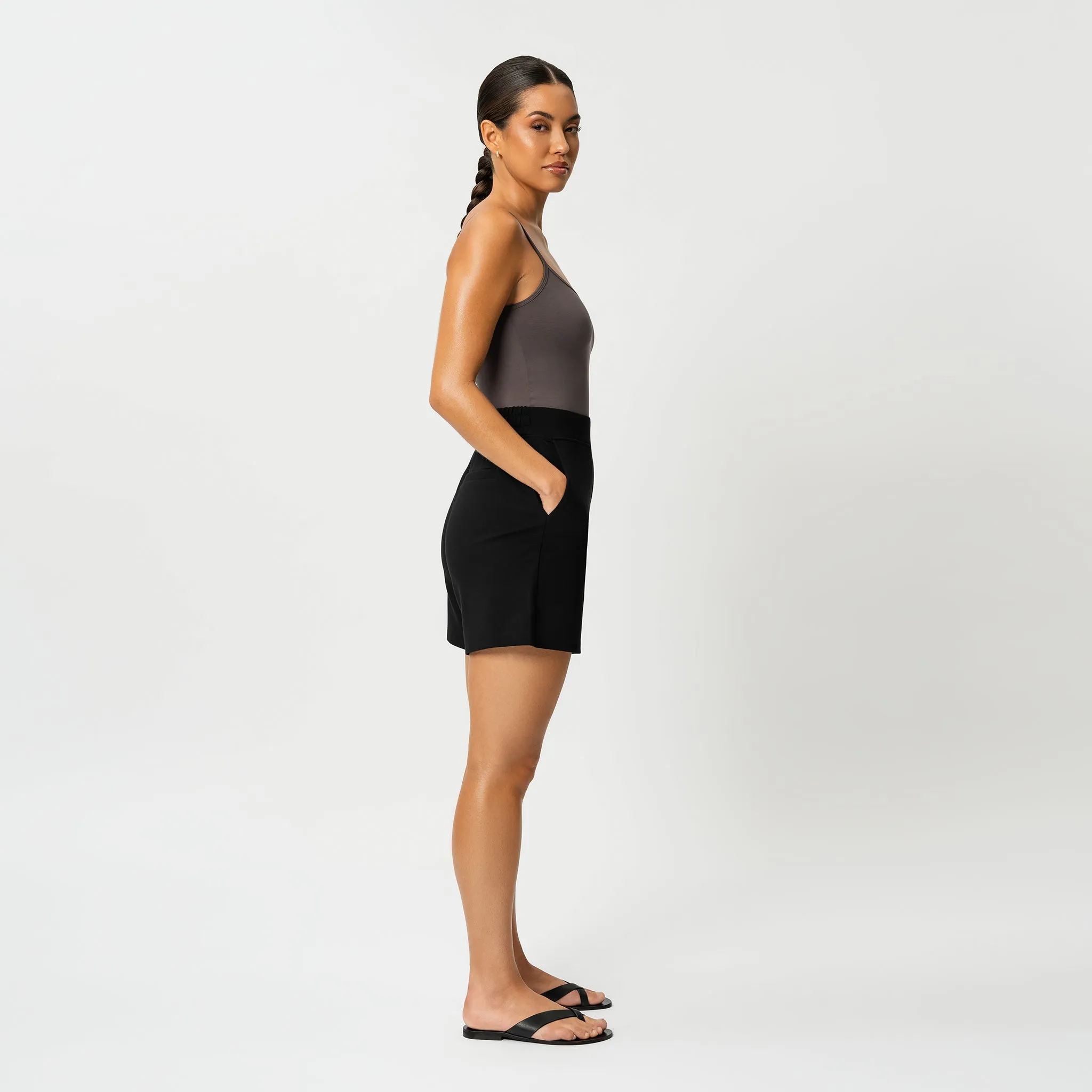Light Ponte Shorts