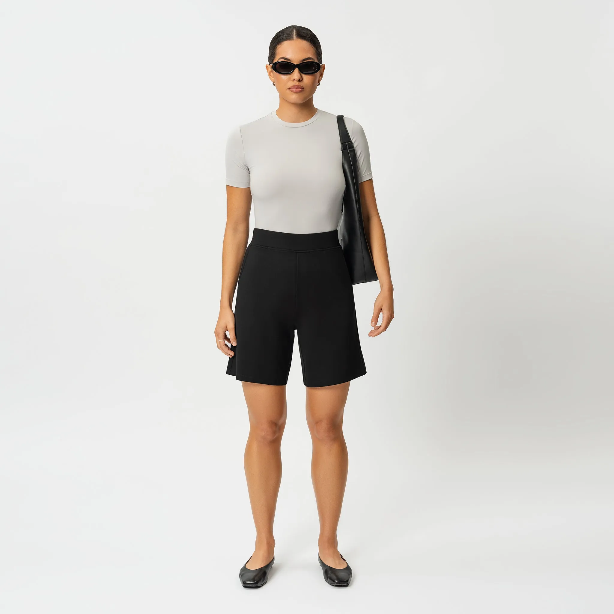 Light Ponte Shorts