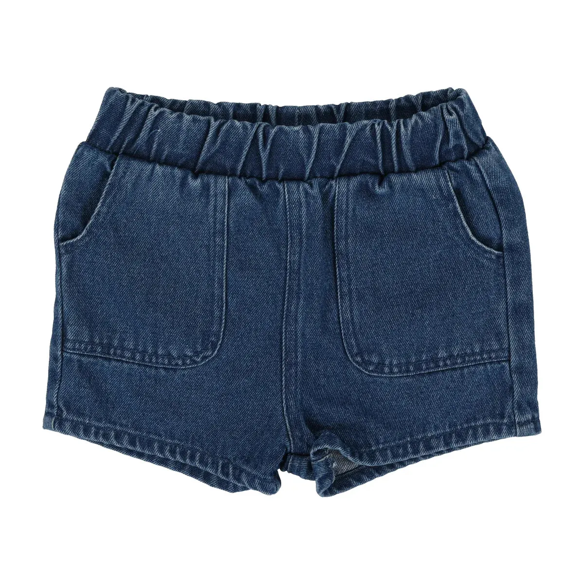 Lil Legs Pull On Shorts - Dark Wash (Lightweight Denim Collection)