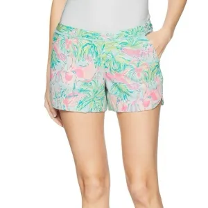Lilly Pulitzer Pink and Green Athletic Shorts