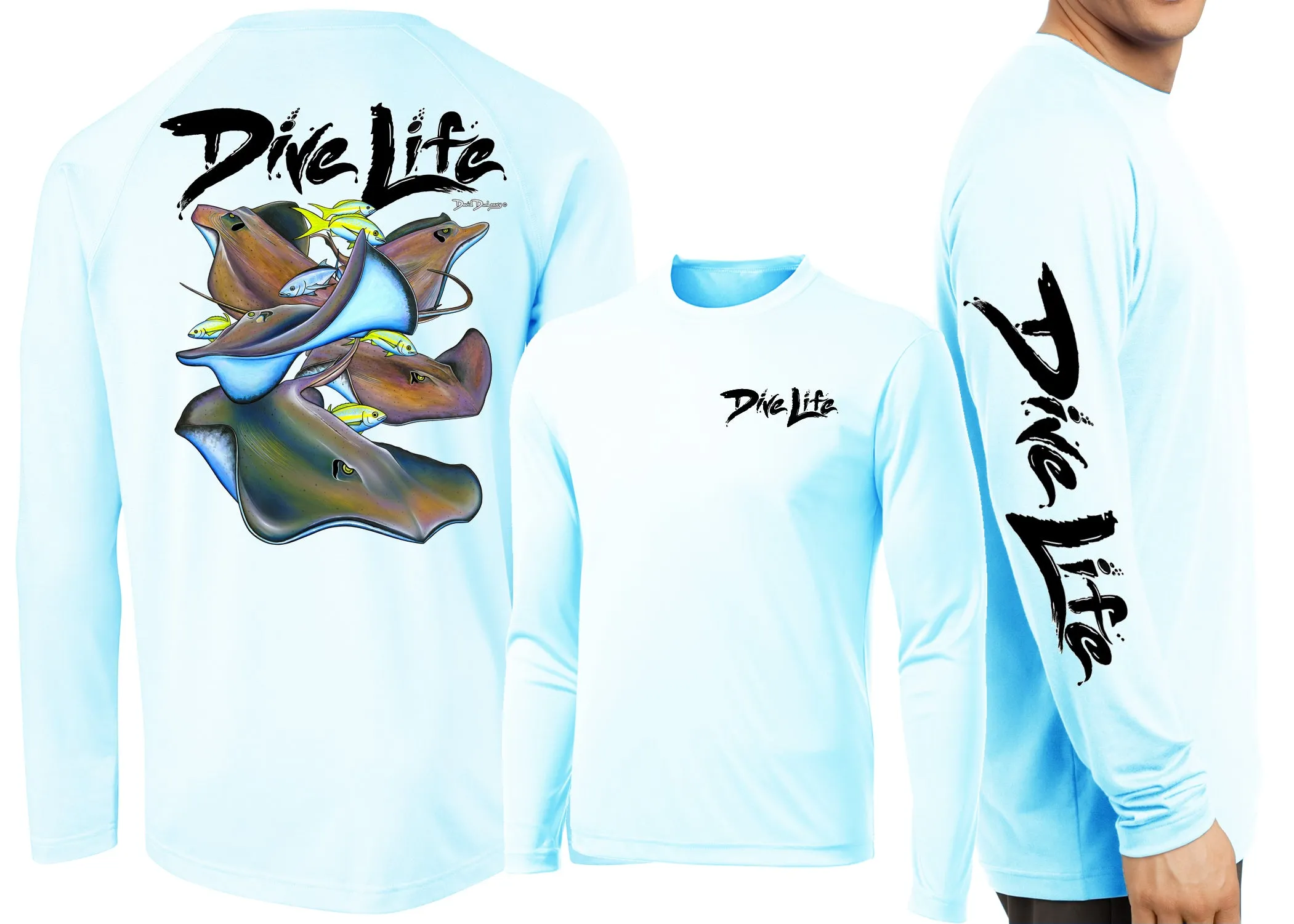 Men’s Performance Dive Life Stingrays Long Sleeve