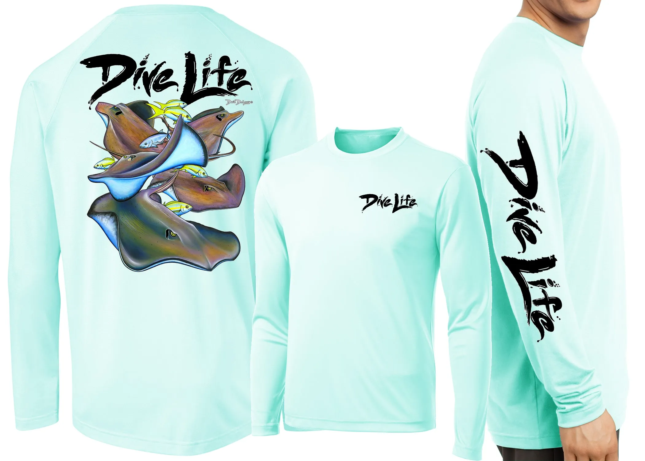 Men’s Performance Dive Life Stingrays Long Sleeve