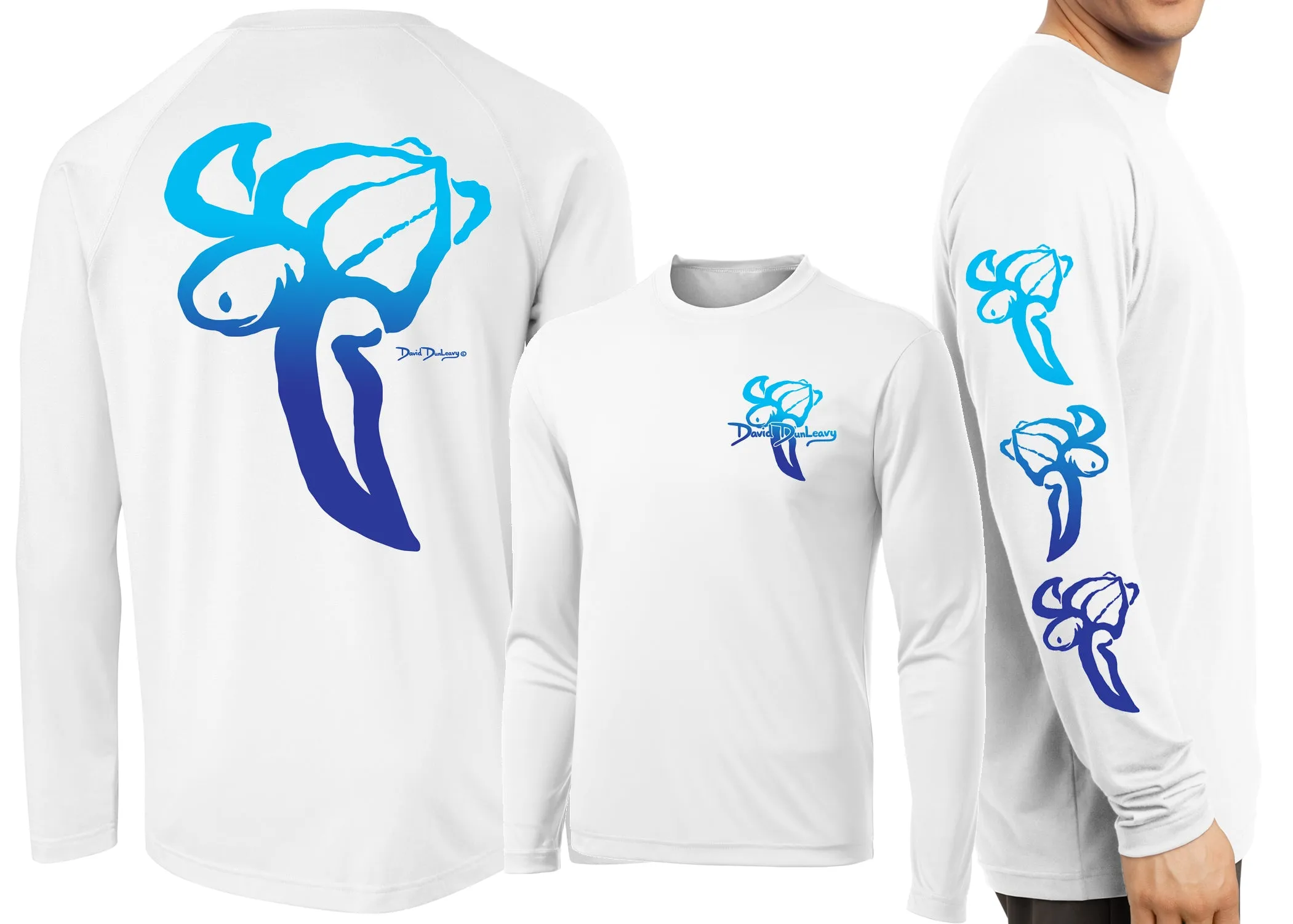 Men’s Performance Leatherback Sea Turtle Deco Long Sleeve