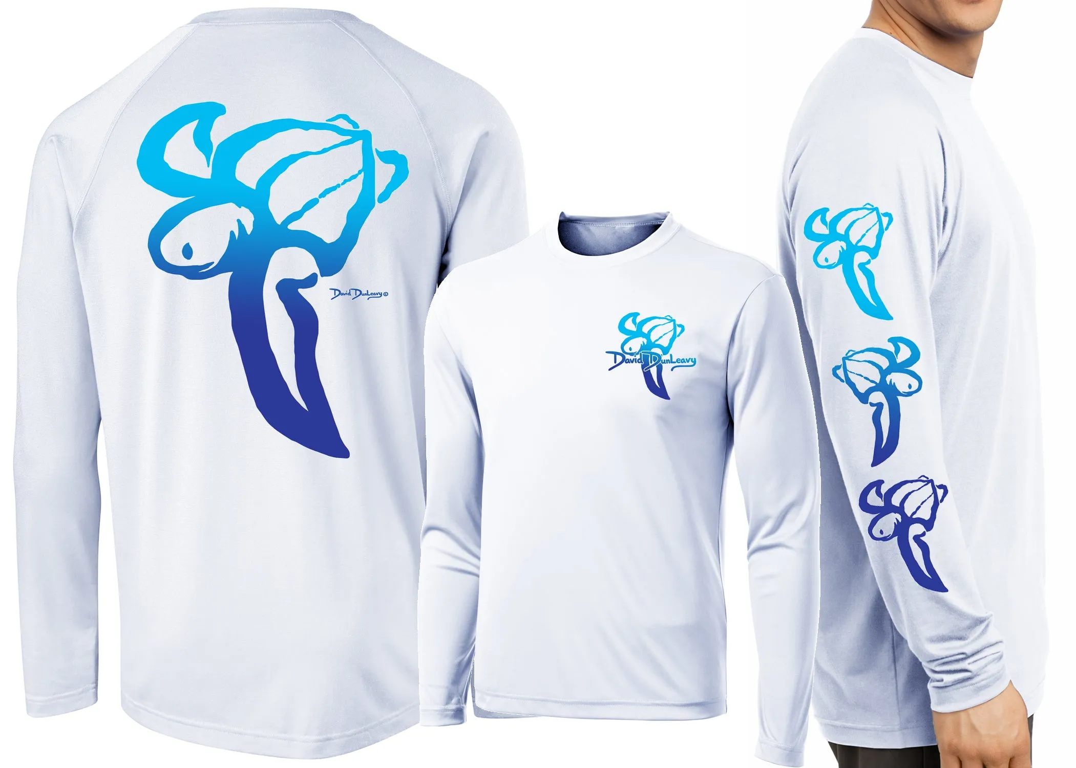 Men’s Performance Leatherback Sea Turtle Deco Long Sleeve