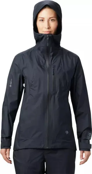 Mountain Hardwear Women's Exposure/2 Gore-Tex Paclite Plus Jacket - Dark Storm