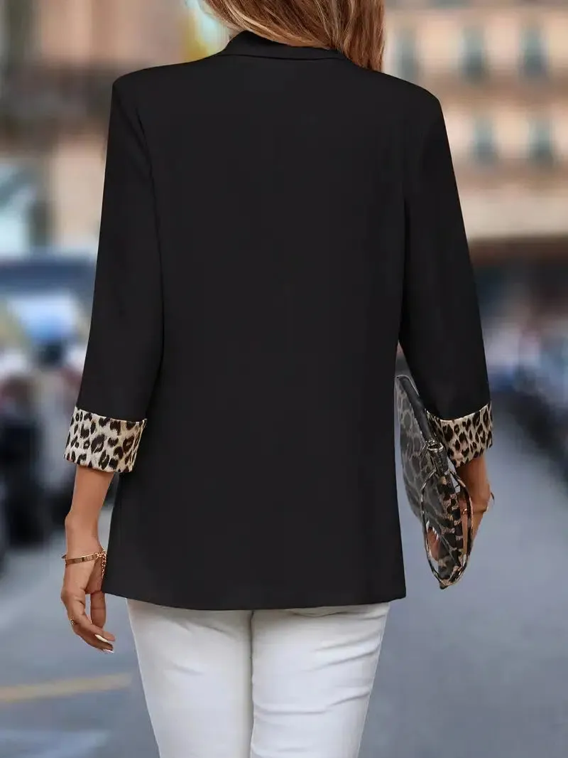 NEW ERTYM Vintage Black Lapel Long Sleeve Outerwear, Sz XL, Retails $125