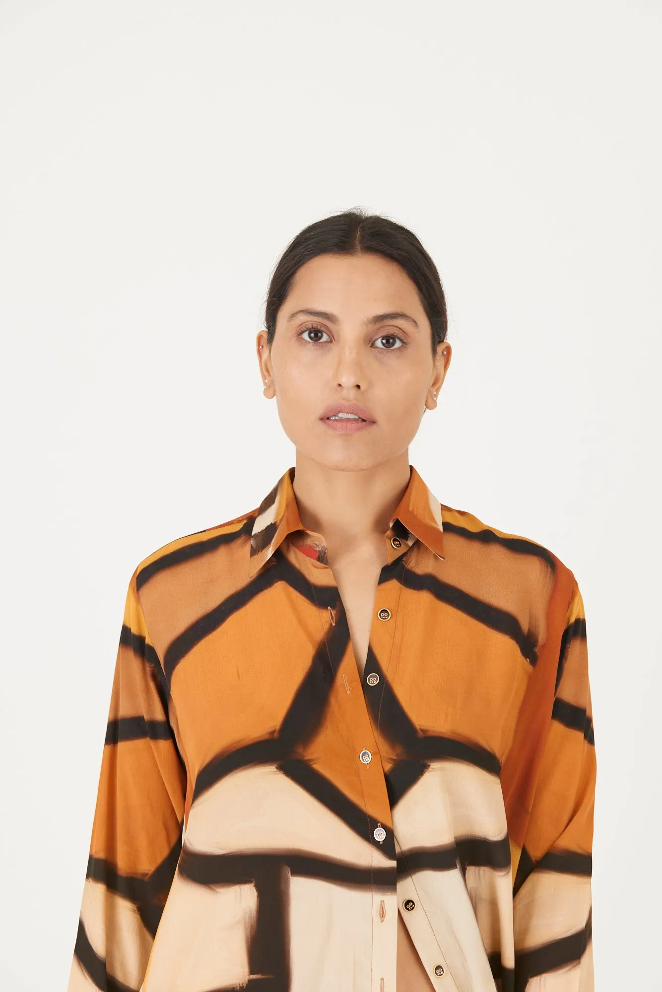 New Season Fall 24/Summer 25-Coord Set-Crepe-Noor Yellow-YAMLS36-Fashion Edit Yam
