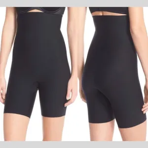 NWT Spanx Thinstincts‎ High-Waist Mid-Thigh Short Shaper Black [SZ Large ]