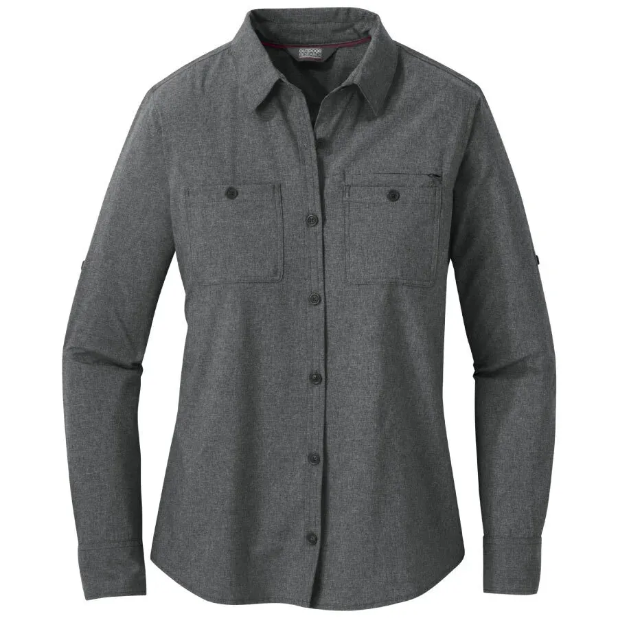 Outdoor Research Wayward II Womens Long Sleeve Shirt - Charcoal