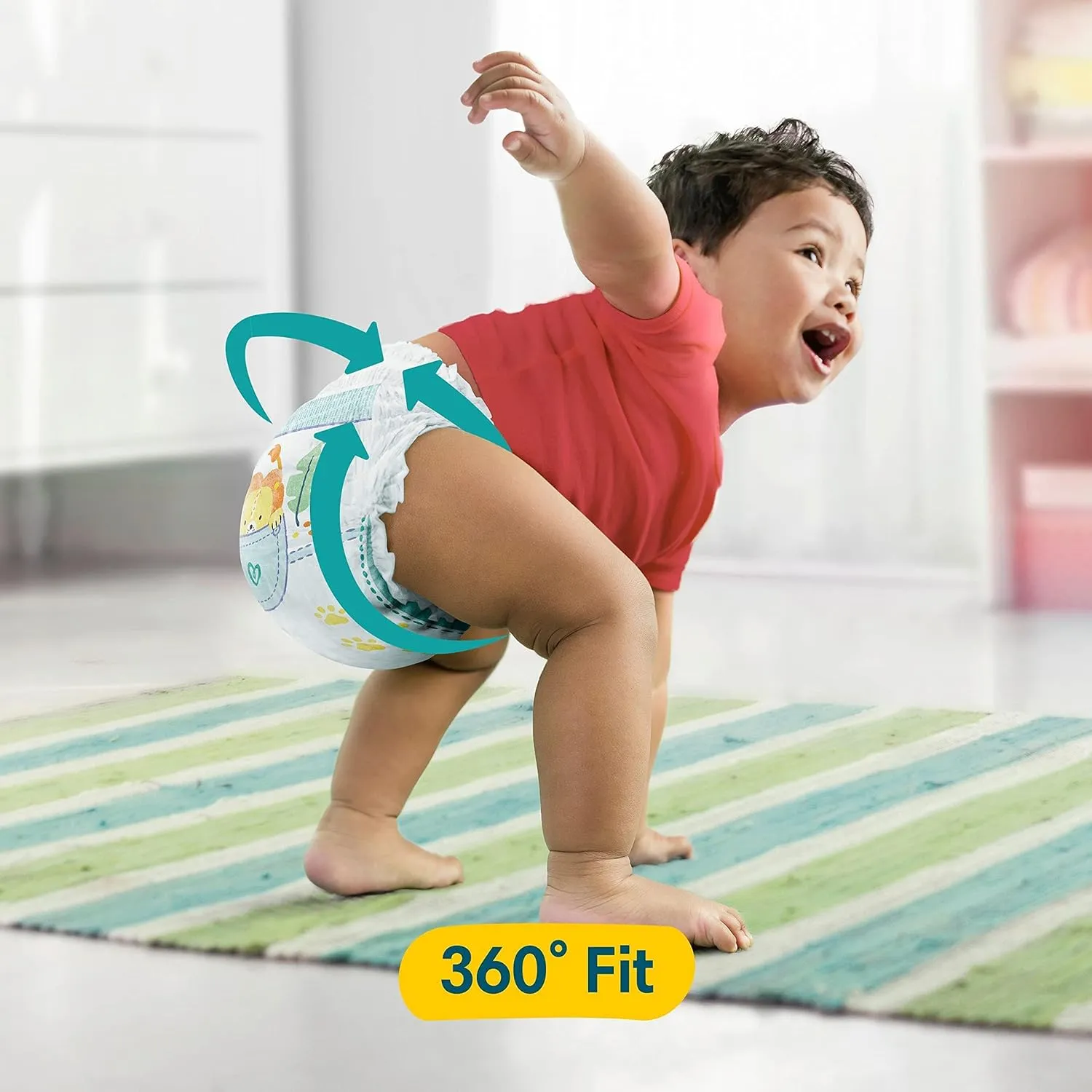 Pampers Windeln Pants Größe 5 (12-17kg) Baby-Dry, Junior , MONATSBOX, 160 Höschenwindeln