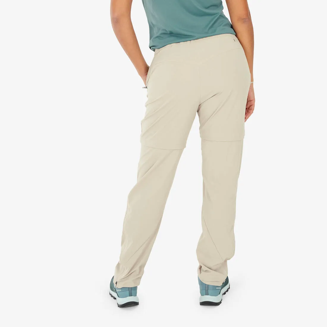 Pantalon modulable de randonnée montagne - MH550- Femme