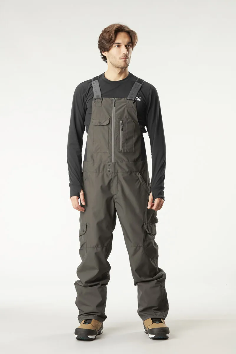 Picture Organic Testy Bib Pants Mens Raven Grey