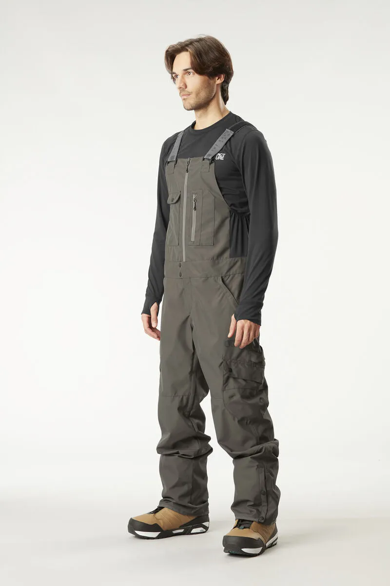 Picture Organic Testy Bib Pants Mens Raven Grey