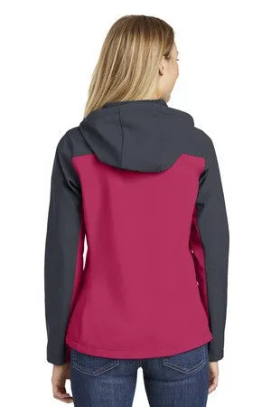 Port Authority® Ladies Hooded Core Soft Shell Jacket. L335