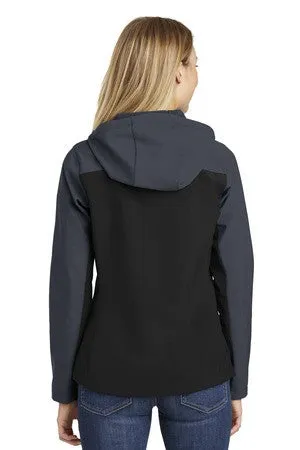 Port Authority® Ladies Hooded Core Soft Shell Jacket. L335
