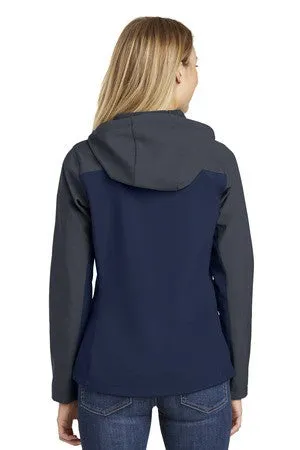 Port Authority® Ladies Hooded Core Soft Shell Jacket. L335
