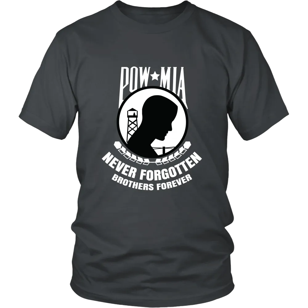 Pow Mia Never Forgotten Brothers Forever