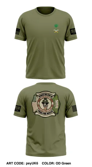 PSAB Fire Department  Store 1 Core Men's SS Performance Tee - peyUK6