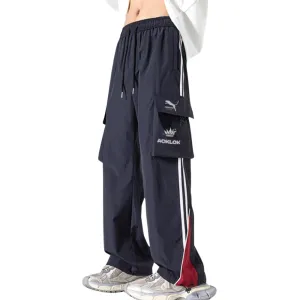 Quick-Drying Pocket Striped Sweatpants