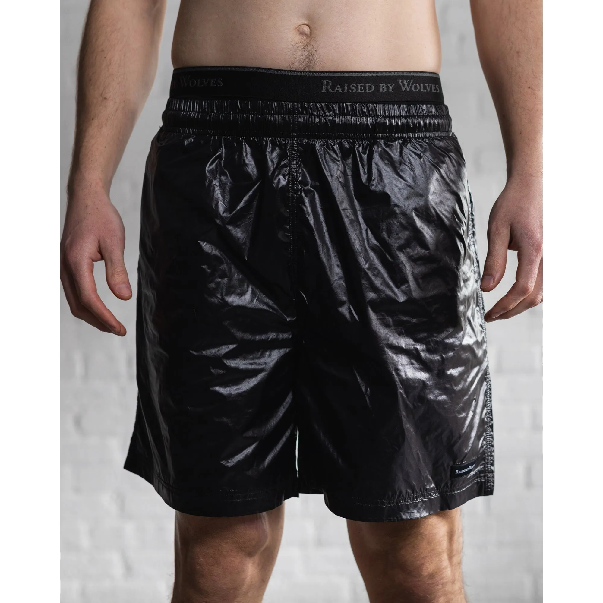 Raised By Wolves Ultralight Ripstop Shorts Black