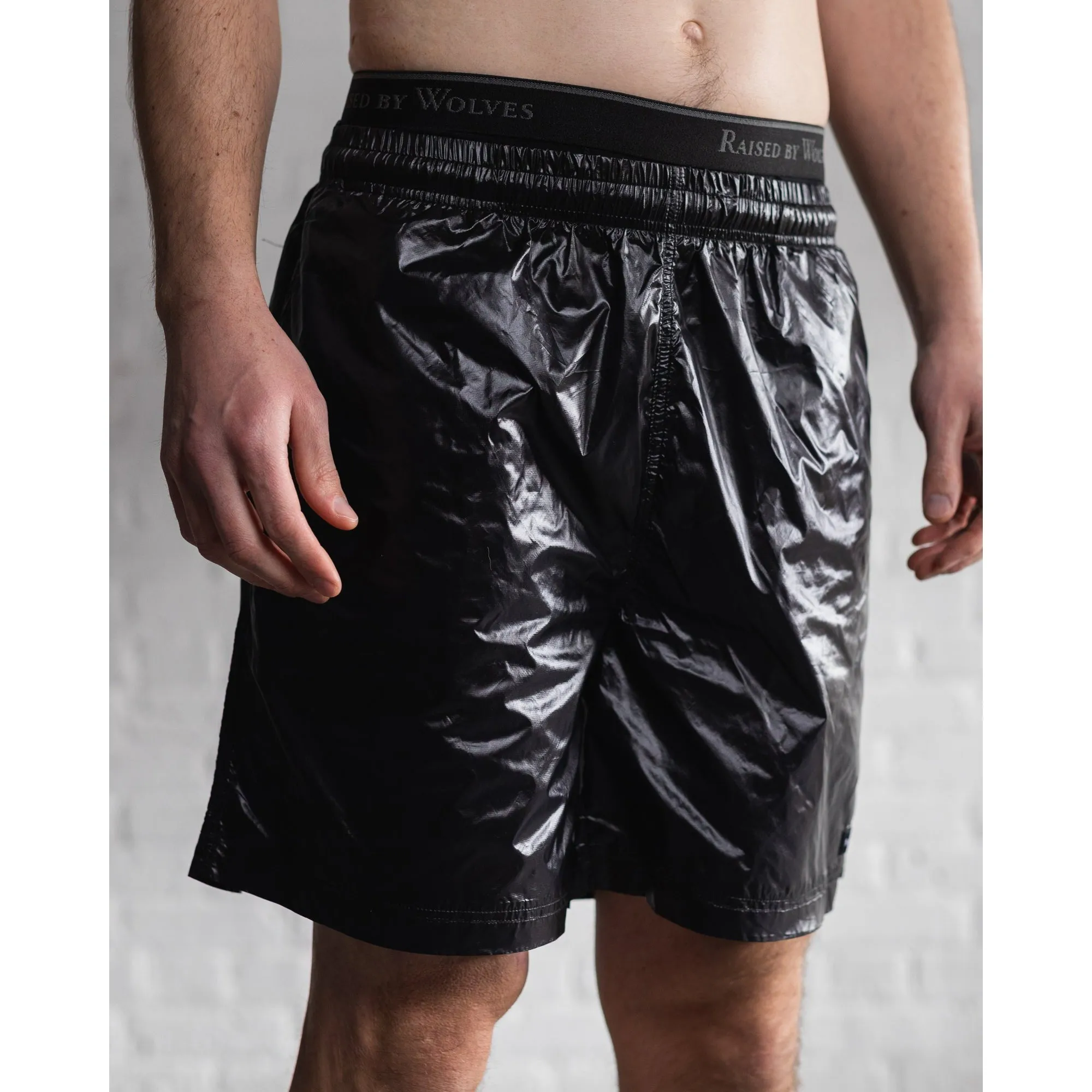 Raised By Wolves Ultralight Ripstop Shorts Black