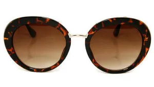 Round Style Tortoise Sunglasses 100%UV400