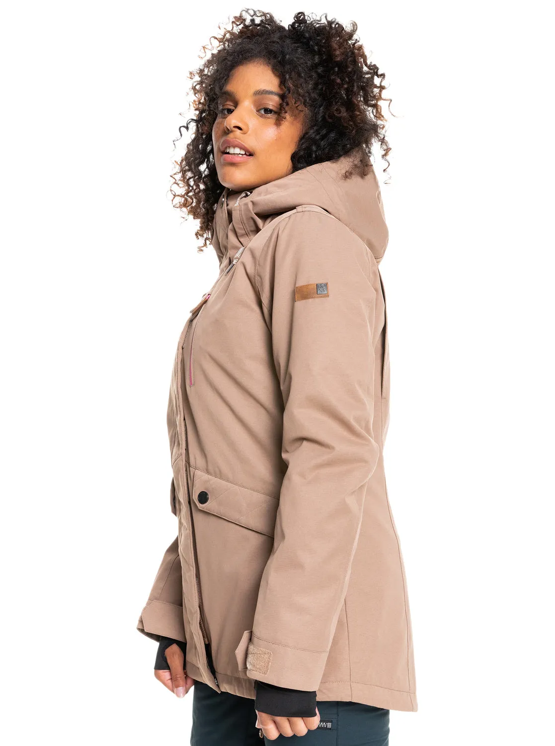 Roxy Andie Womens Jacket Woodsmoke