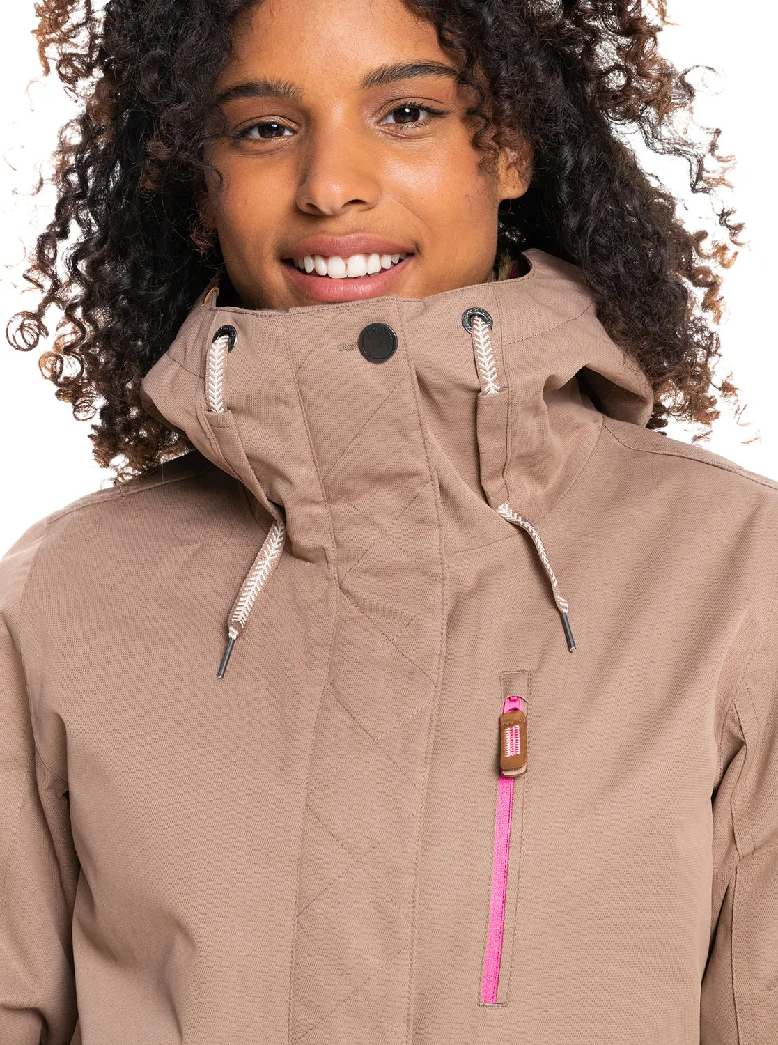 Roxy Andie Womens Jacket Woodsmoke