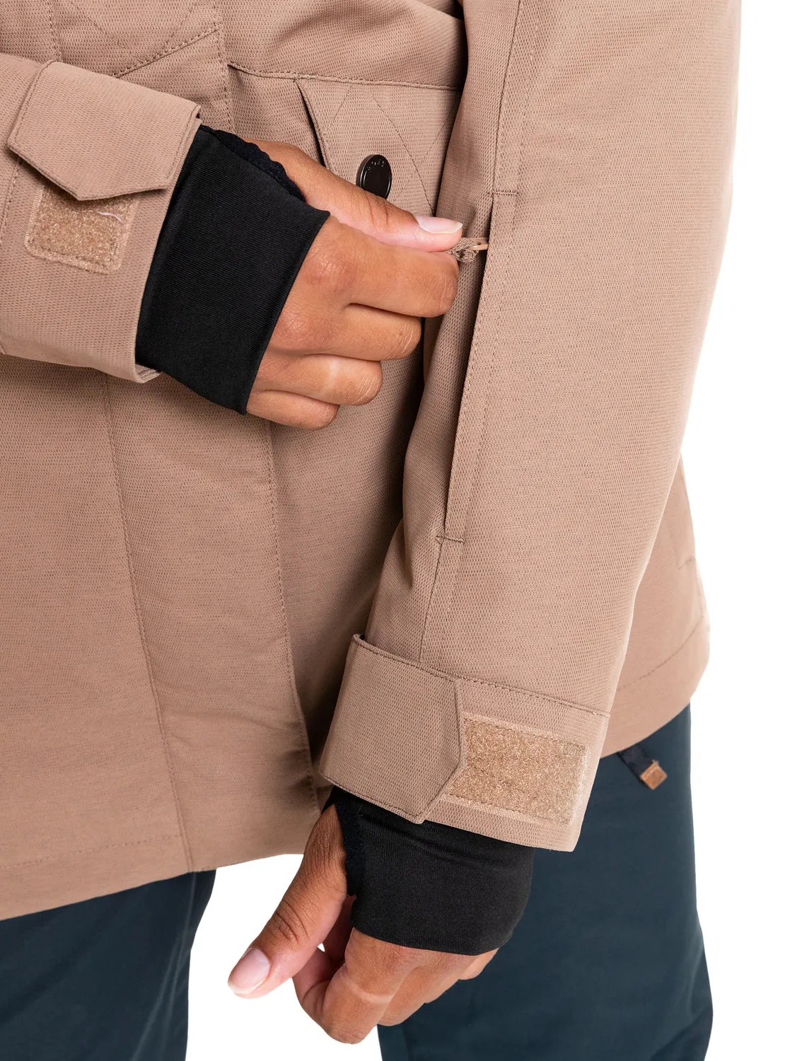 Roxy Andie Womens Jacket Woodsmoke
