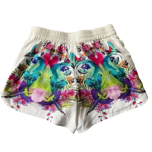 Sabo Skirt Tropical Birds Shorts Size 6