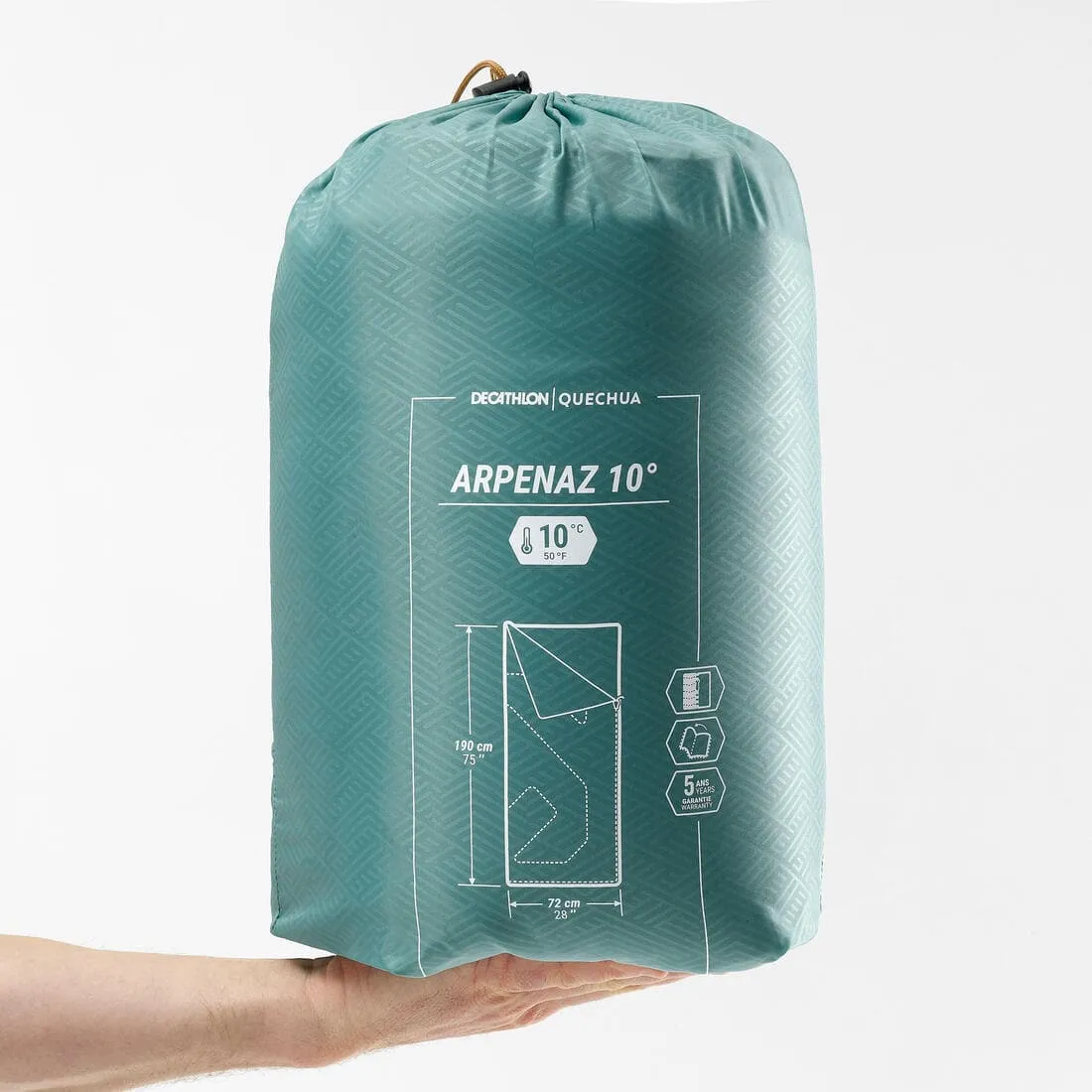 SAC DE COUCHAGE POUR LE CAMPING - ARPENAZ 10°