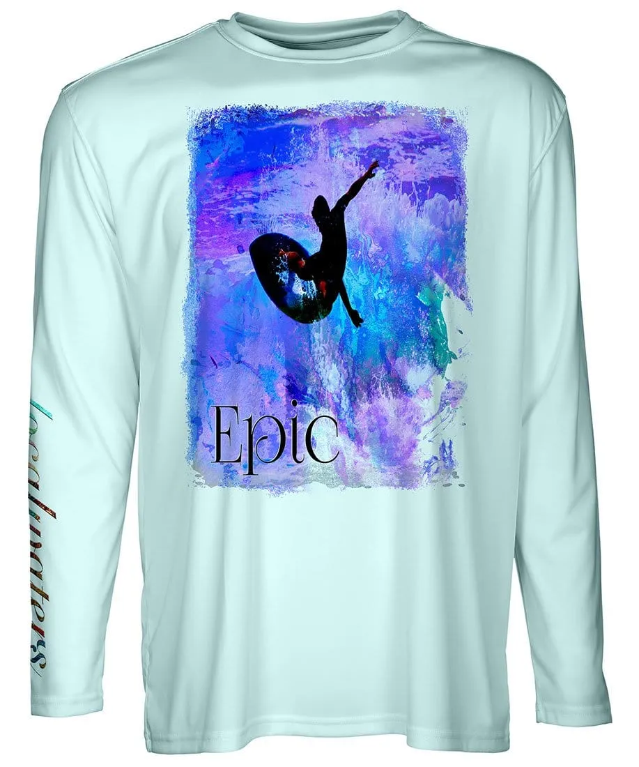 Skimboarding Shirts | Epic Bigspin Blue