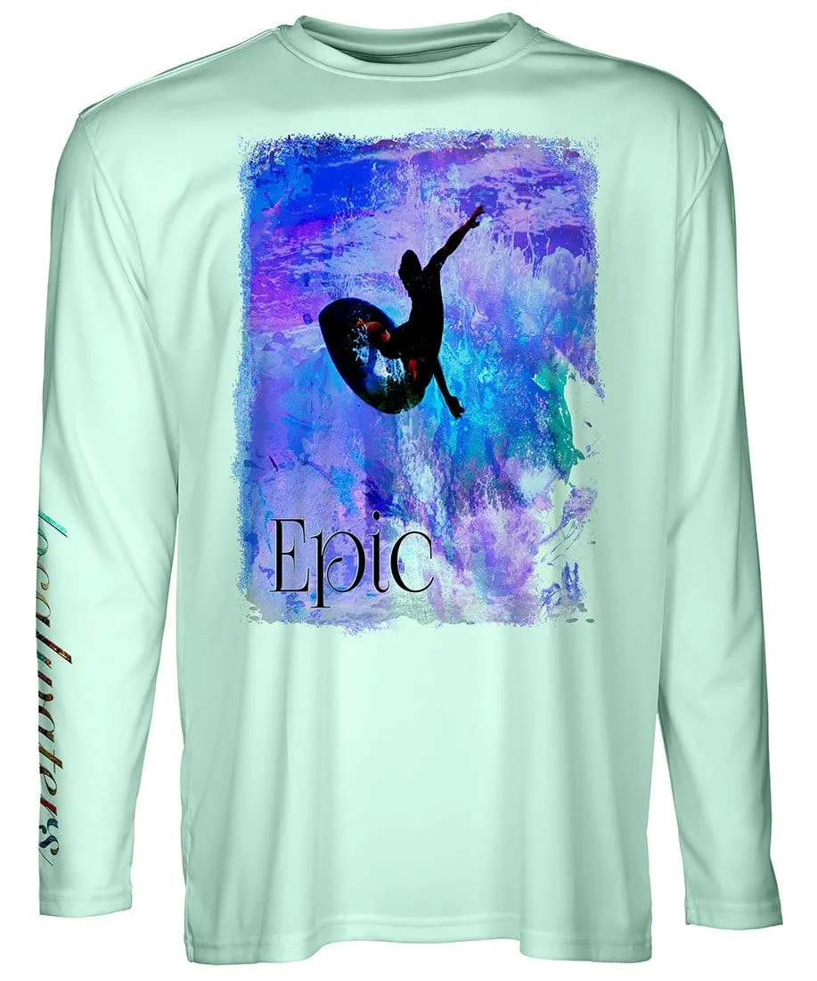 Skimboarding Shirts | Epic Bigspin Blue