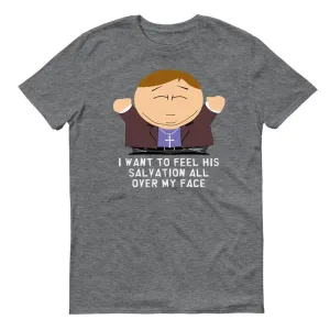 South Park Cartman Salvation All Over My Face Adult Short Sleeve T-Shirt
