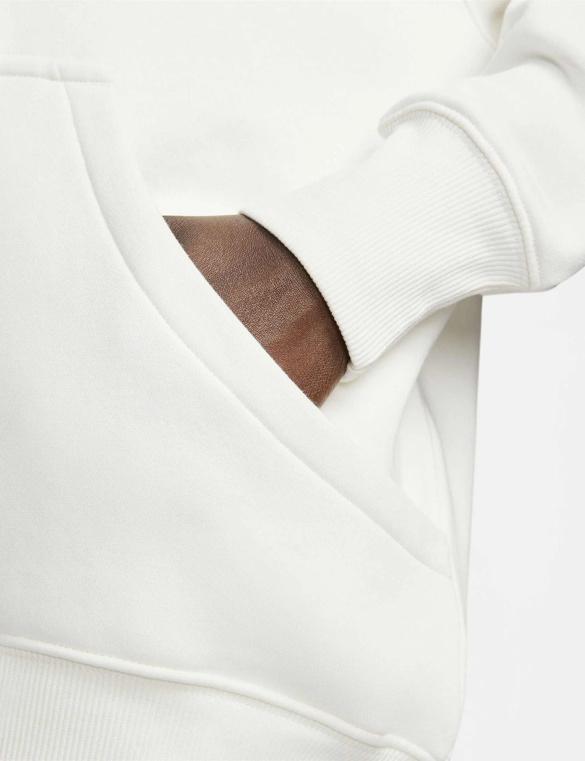 Sportswear Phoenix Fleece Oversized Hoodie - Sail/Black