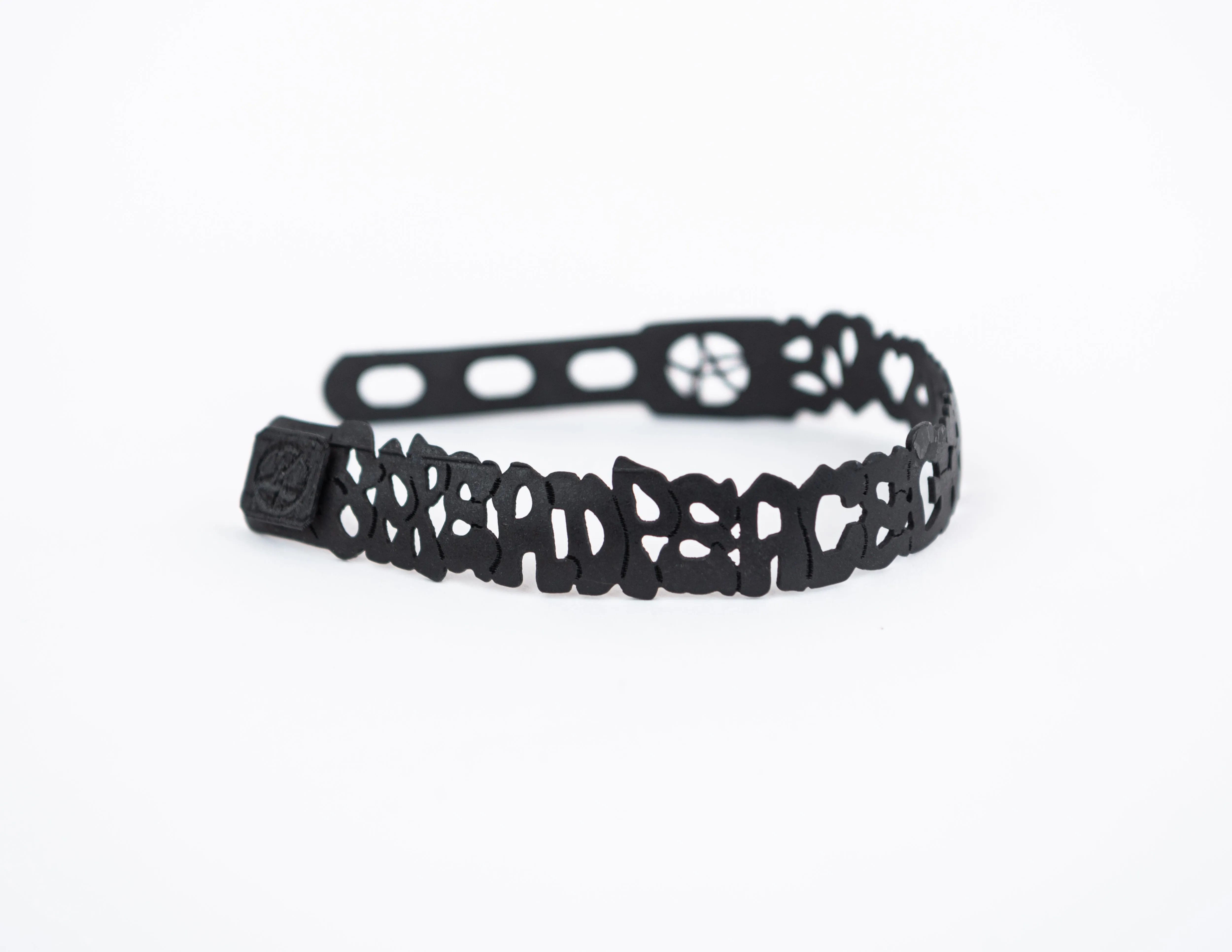 spread peace, give love graffiti bracelet “SPGL”