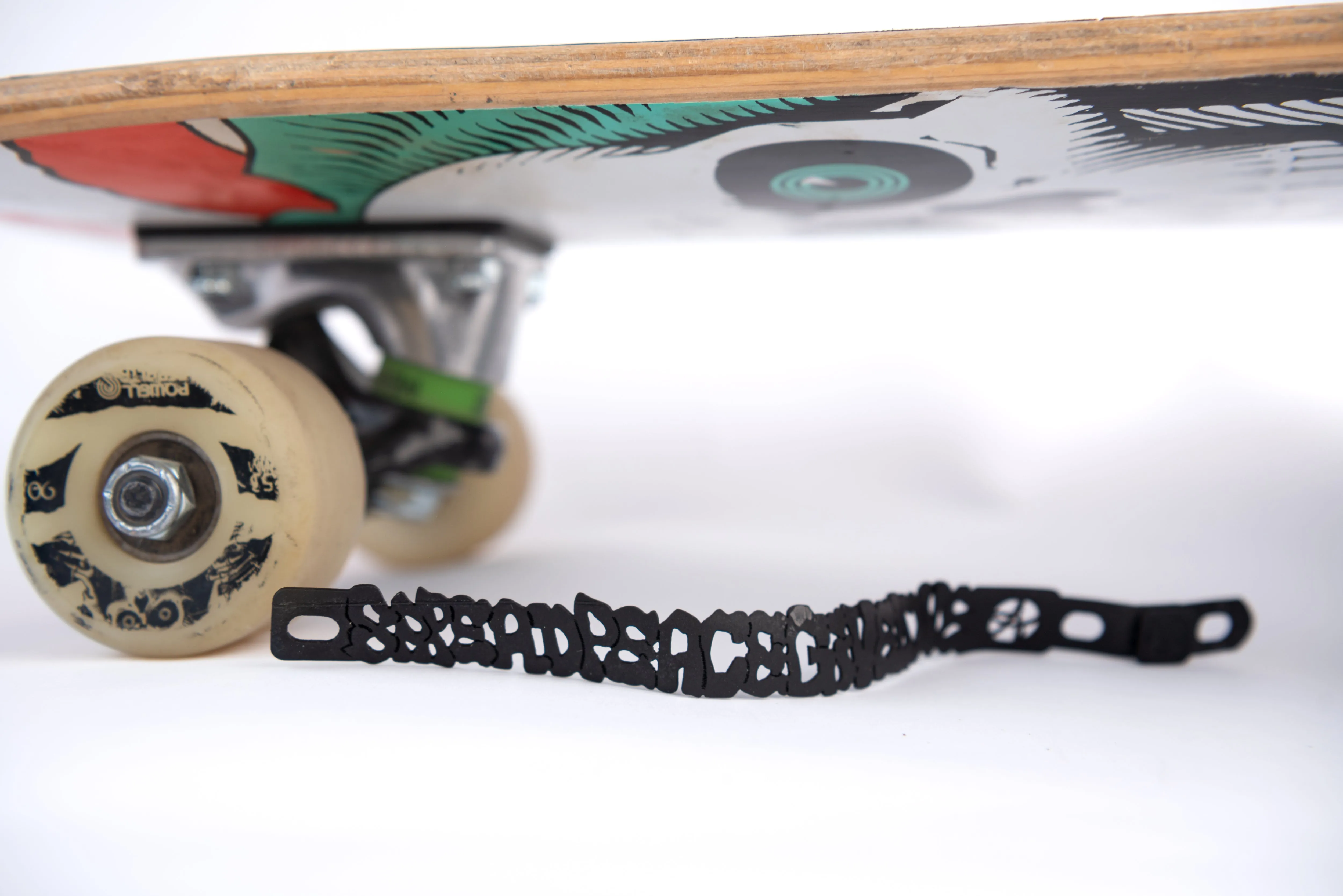 spread peace, give love graffiti bracelet “SPGL”