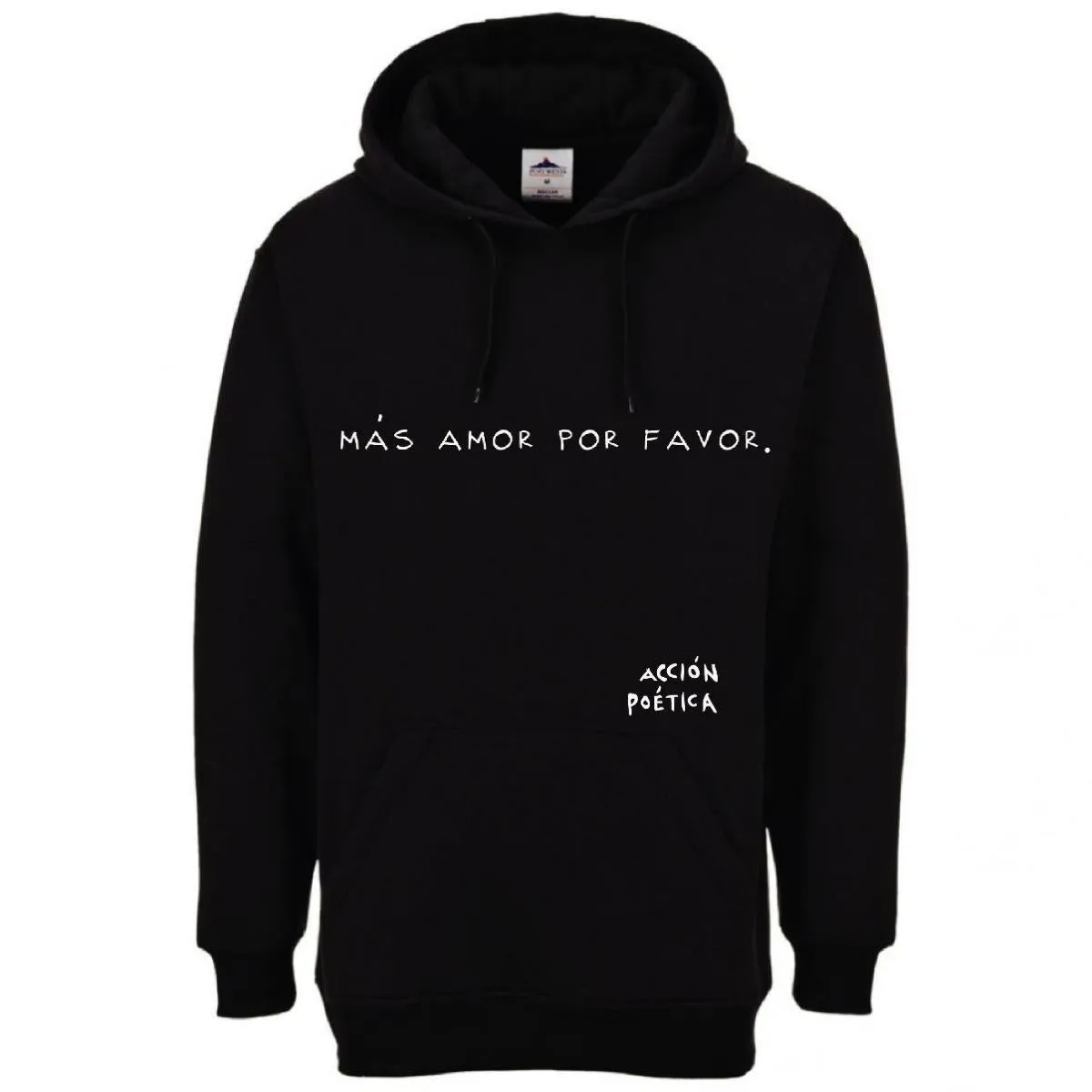 Sudadera Acción Poética Unisex Más amor por favor OD76998