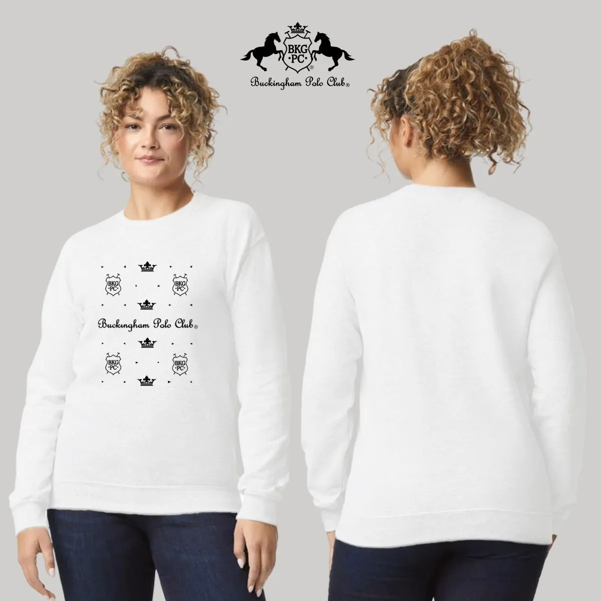 Sudadera Mujer Buckingham Polo Club Coronas
