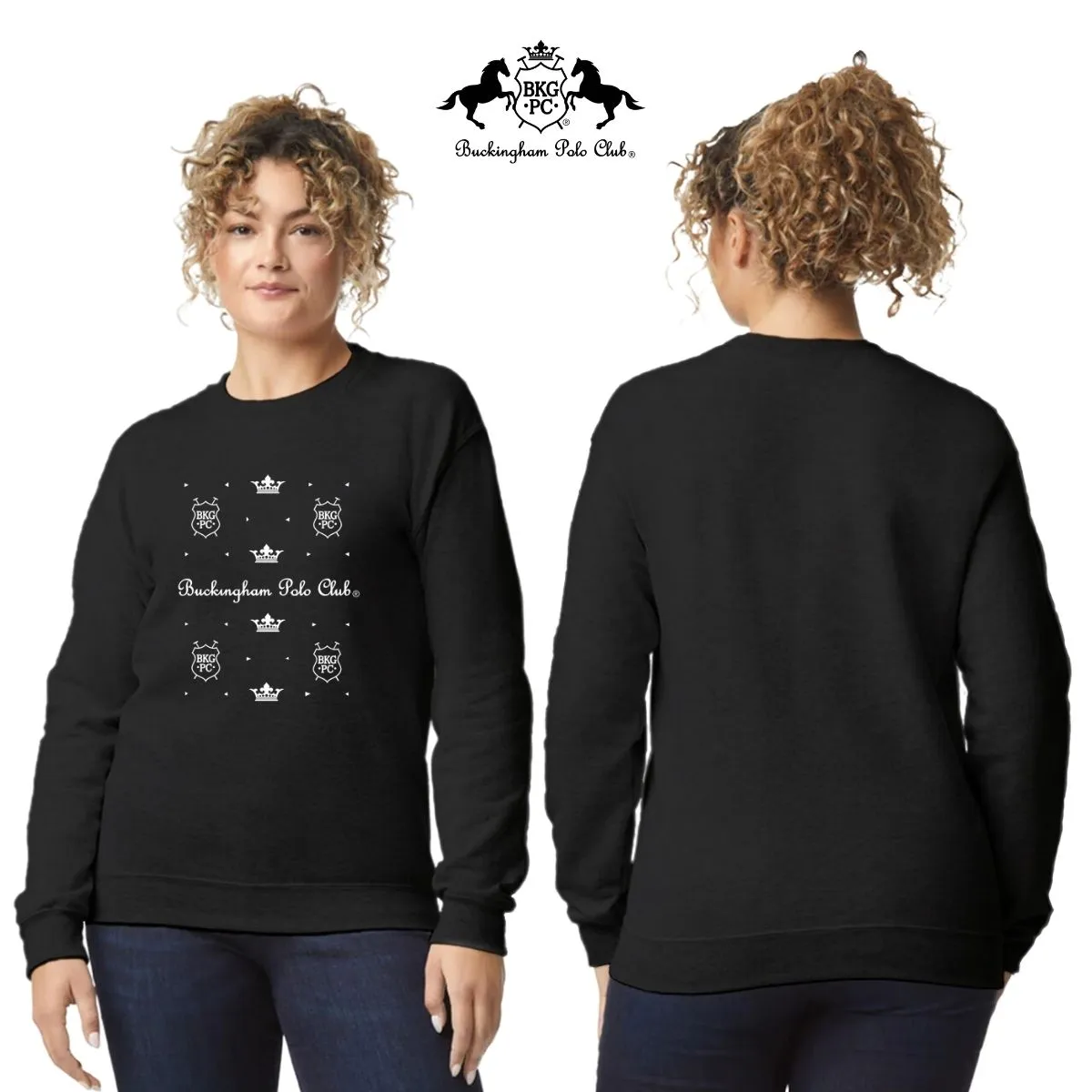 Sudadera Mujer Buckingham Polo Club Coronas