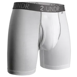 Swing Shift - Boxer Brief - White/Grey