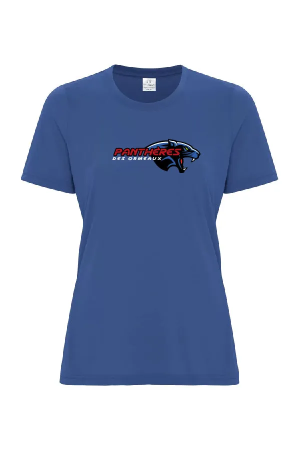 T-shirt 100% polyester royal logo au chest - EDO Panthères