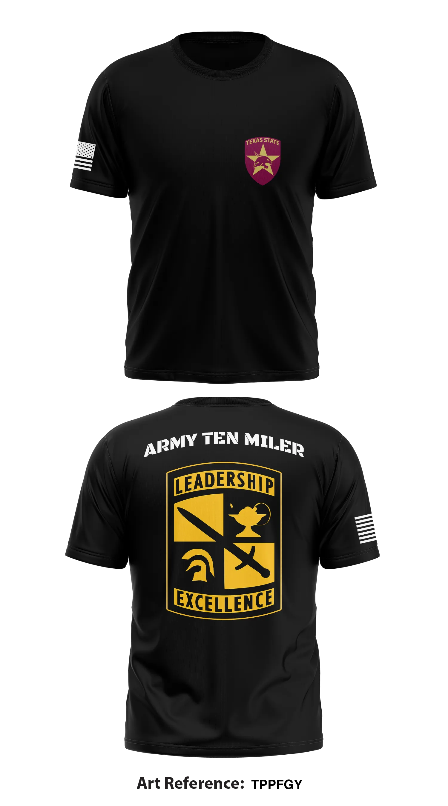 Texas State Army ROTC Store 1 Core Men's SS Performance Tee - TPPfGy