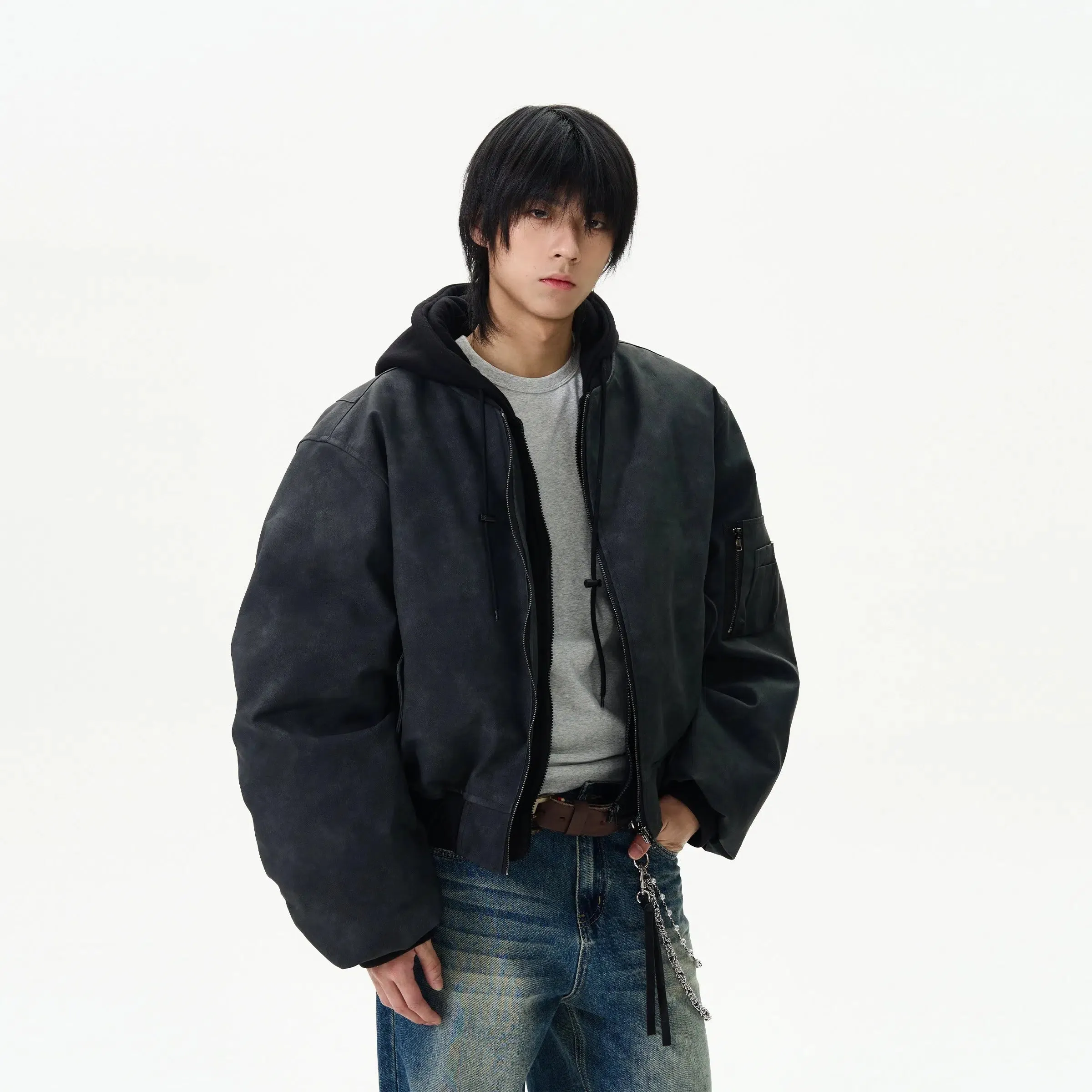 Two-piece Thickened Pilot Jacket