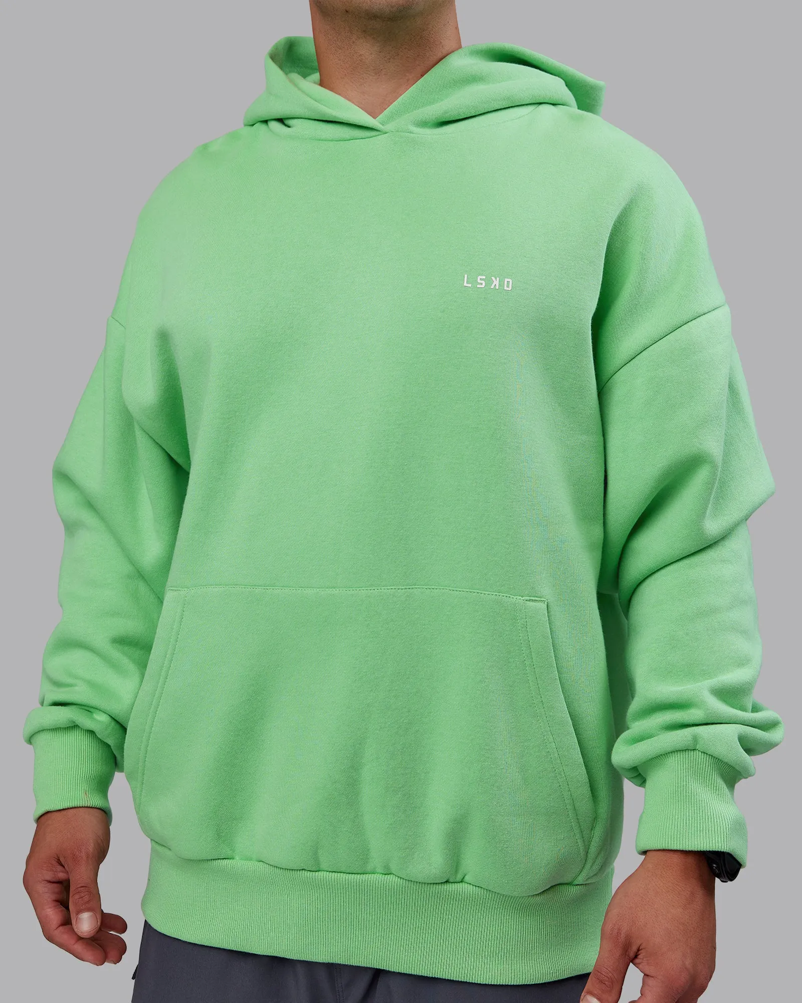 Unisex 1% Better Value Series Hoodie Oversize - Surreal Green-White