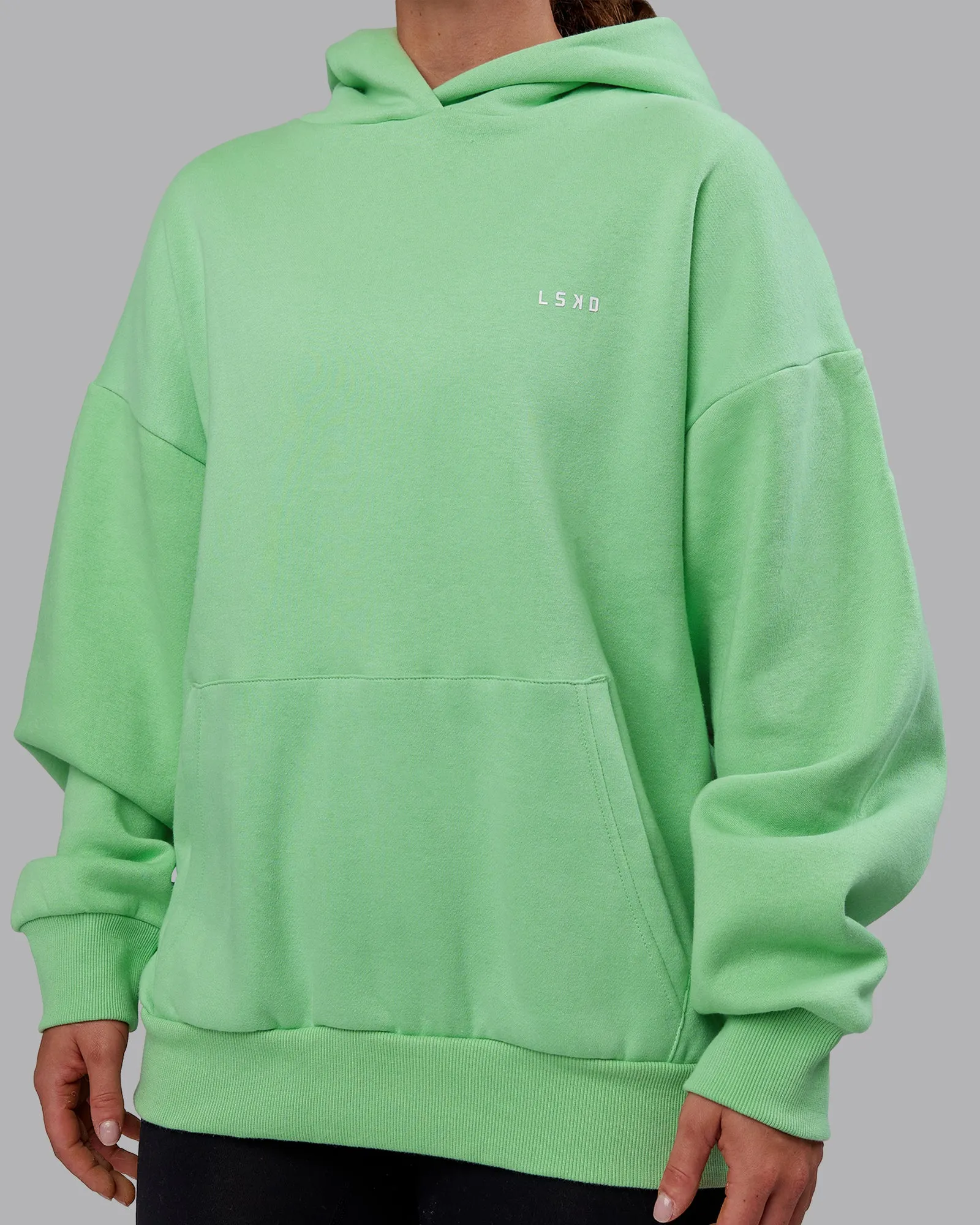 Unisex 1% Better Value Series Hoodie Oversize - Surreal Green-White