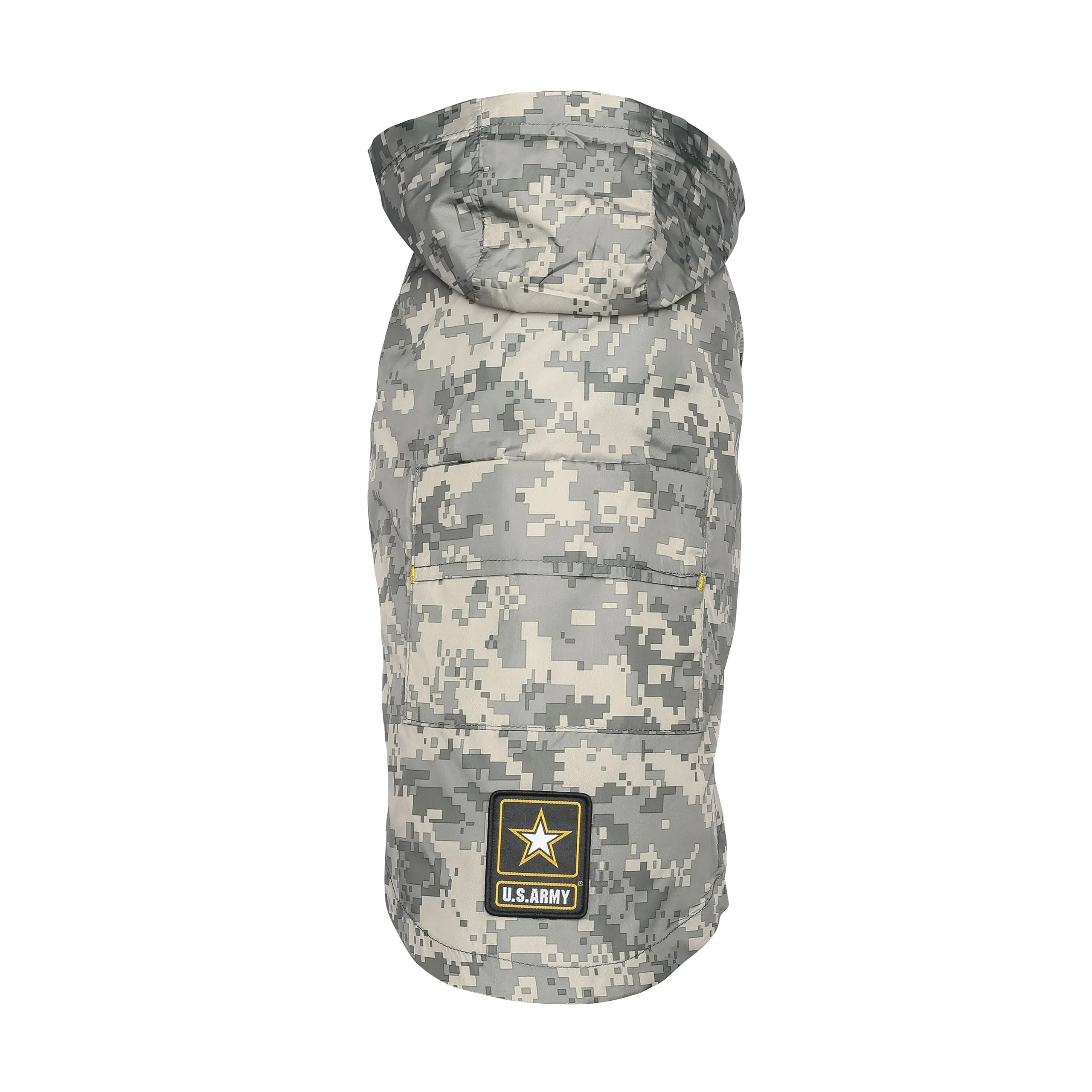 U.S. Army Packable Dog Raincoat - Camo