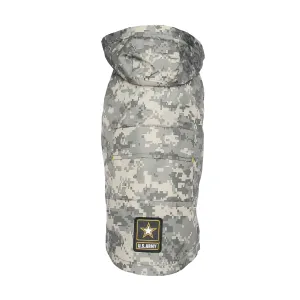 U.S. Army Packable Dog Raincoat - Camo